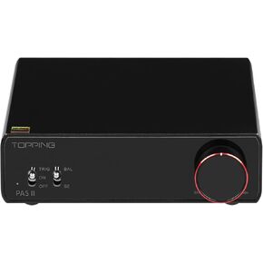 Topping PA5 II Speaker Amplifier Compact Desktop Amplifier Fully Balanced AMP (PA5 II, Black)