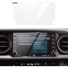 Autorder Custom Fit for Screen Protector 2020 2021 2022 2023 Toyota Tacoma Accessories Tempered Glass 9H Navigation Touchscreen Protective Film(8-Inch)