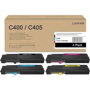 حبر VersaLink C400/C405 عالي السعة (4 عبوات، 1BK/1C/1M/1Y) - Lovpa 106R03524 106R03526 106R03527 106R03525 بديل حبر لطابعة Xerox VersaLink C400 C400D C400DN C405 C405DN C405N in Saudi Arabia