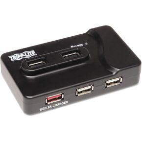 تريب لايت U360412 محور شحن 6 منافذ USB 3.0 فائق السرعة، أسود in Saudi Arabia