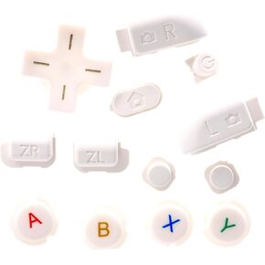 Deal4GO Replacement ABXY Button with LR/ZL/ZR/Home/Start/Power/Select Buttons Set for Nintendo New 3DS XL/New 3DS LL (Blue) in Kuwait