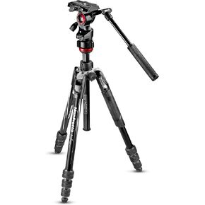 Manfrotto Befree Live Twist, Travel Tripod in Aluminum with Twist Closure, Camera Tripod for DSLR, Mirrorless, Reflex Cameras and Video Cameras, Camera and Video Accessories | Video Accessories, Reflex Cameras, Camera for DSLR in Kuwait