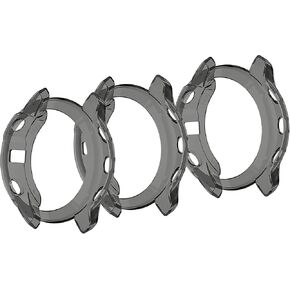 Case for Fenix 6X Watch Cover TPU Clear Covers Compatible with Garmin Fenix 6X/6X pro/ 6X Sapphire Multisport GPS Smartwatch (5Pack)