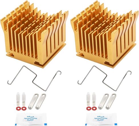Desktop Computer Heatsink Cooling Fan Motherboard Mute 3Pin Aluminium Heatsink South North Bridge 4cm Fan Blade with Buckle 40 * 38 * 36MM (Black) in Kuwait