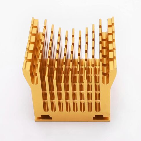 Desktop Computer Heatsink Cooling Fan Motherboard Mute 3Pin Aluminium Heatsink South North Bridge 4cm Fan Blade with Buckle 40 * 38 * 36MM (Black) in Kuwait