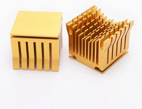 Desktop Computer Heatsink Cooling Fan Motherboard Mute 3Pin Aluminium Heatsink South North Bridge 4cm Fan Blade with Buckle 40 * 38 * 36MM (Black) in Kuwait