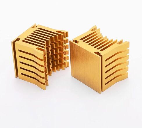 Desktop Computer Heatsink Cooling Fan Motherboard Mute 3Pin Aluminium Heatsink South North Bridge 4cm Fan Blade with Buckle 40 * 38 * 36MM (Black) in Kuwait
