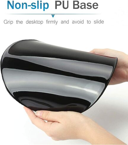 Ergonomic Gel Mouse Wrist Rest Pad and Keyboard Pad Set,Anti-Slip PU Bottom Easy Typing and Relieve Wrist Pain with Cute Coaster Set (3-Quote Bible Verses Psalm 46:10) in Saudi Arabia