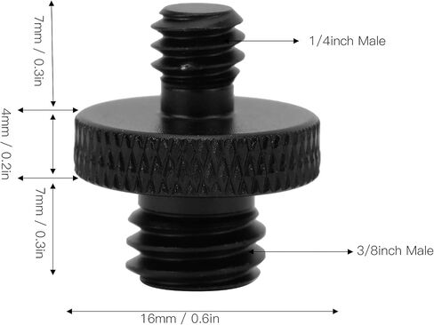 Tripod Thread Converter, Anti Rust Durable Tripod Screw Adapter Metal Anodic Oxidation for Camera for Monopod for Tripod in Saudi Arabia