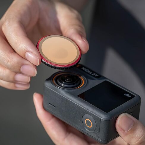 فلتر PGYTECH للأشعة فوق البنفسجية متوافق مع DJI Osmo Action 3 (احترافي) زجاج بصري متعدد الطبقات مطلي بإطار من سبائك الألومنيوم لملحقات كاميرا الحركة in Kuwait