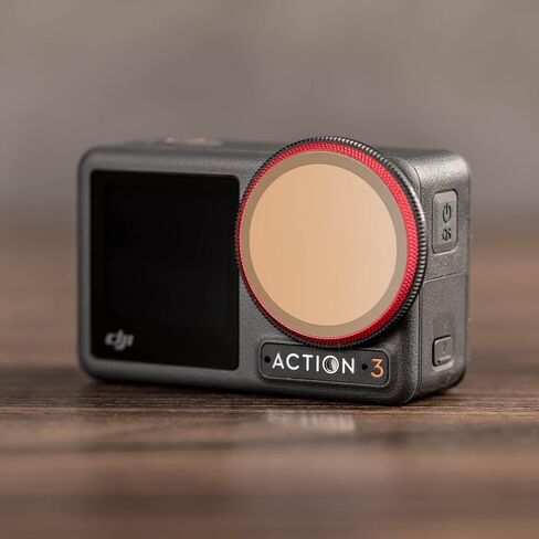 فلتر PGYTECH للأشعة فوق البنفسجية متوافق مع DJI Osmo Action 3 (احترافي) زجاج بصري متعدد الطبقات مطلي بإطار من سبائك الألومنيوم لملحقات كاميرا الحركة in Kuwait
