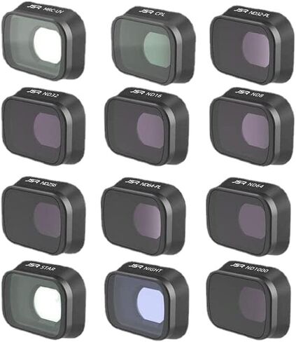 Mini 3 Pro Camera Lens Filter MCUV CPL ND8 ND16 ND32 ND64 ND256 ND/PL Filters Kit for DJI Mavic Mini 3 Pro Drone Accessories (12 in 1) in Saudi Arabia