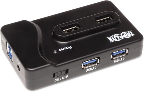 تريب لايت U360412 محور شحن 6 منافذ USB 3.0 فائق السرعة، أسود in Saudi Arabia