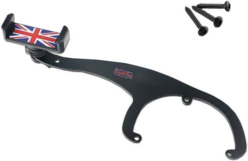 GTINTHEBOX Smartphone Cell Phone Cup Mount Holder with Cradle Rotatable Clip (Red & Blue Union Jack Flag Style, 3.5-5.5 Inch Phone) for Mini Cooper R60 R61, 1 Pack in Saudi Arabia