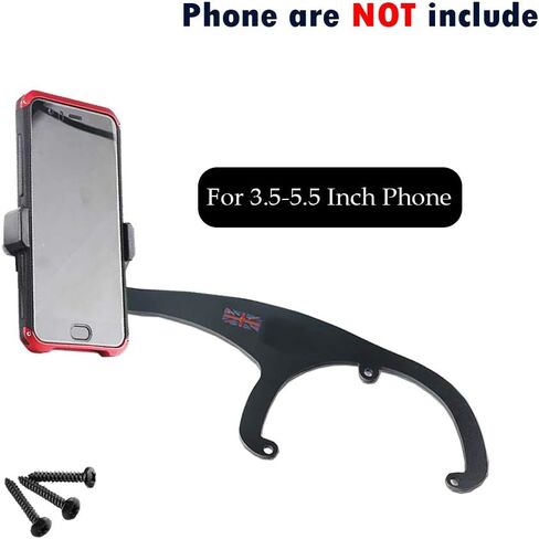 GTINTHEBOX Smartphone Cell Phone Cup Mount Holder with Cradle Rotatable Clip (Red & Blue Union Jack Flag Style, 3.5-5.5 Inch Phone) for Mini Cooper R60 R61, 1 Pack in Saudi Arabia