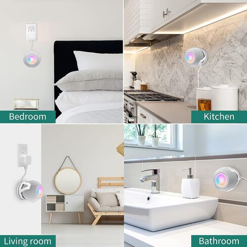 HomeMount متوافق مع Homepod Mini Wall Mount - ذاتي اللصق أو الحفر Home pod Mini Mount إدارة سلك مثالية Homepod Mini حامل لتوفير المساحة Homepod Mini Stand أبيض in Kuwait