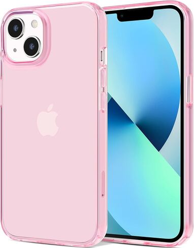 JJGoo for iPhone 13 Case Clear, Transparent Soft Shockproof Protective Slim Thin Phone Bumper Phone Cases for iPhone 13 in Kuwait