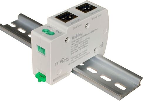 WTH-SG/RJ45 DIN-rail Mounted Gigabit Ethernet PoE Surge Protector Full GDT TVS Surge Protection in Saudi Arabia