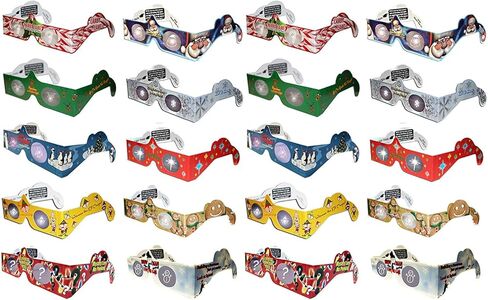 20 Holiday Specs Christmas Glasses from American Paper Optics Turn Holiday lights into magical images in Saudi Arabia