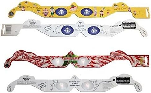 20 Holiday Specs Christmas Glasses from American Paper Optics Turn Holiday lights into magical images in Saudi Arabia