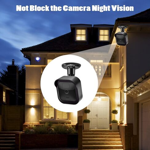 3rd Gen Blink Outdoor Camera Mount Bracket,360 Degree Adjustable Mount and Weatherproof Protective Housing with Blink Sync Module 2 Outlet Mount for Blink Camera System (Black 5Pack) in Saudi Arabia