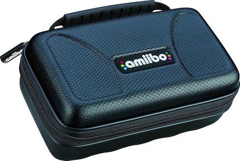Officially Licensed Nintendo 3DS Amiibo Case – Protective Deluxe Traveler for Storage, Display or Carrying Case/Box – Black in Kuwait