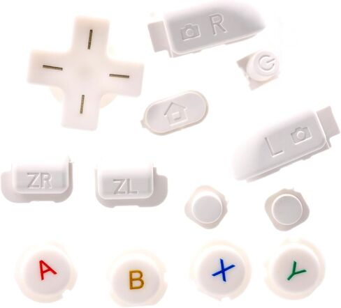 زر Deal4GO بديل ABXY مع LR/ZL/ZR/Home/Start/Power/Select Buttons Set لجهاز Nintendo New 3DS XL/New 3DS LL (أزرق) in Kuwait