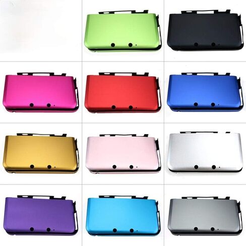 Aluminum Hard Metal Box Protector Cover Plate Protective Case Housing Shell for Nintend 3DS LL/XL (Black) in Kuwait