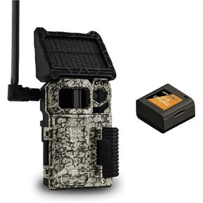 SPYPOINT Link-Micro-S-LTE-V Trail Camera Cellular Solar Panel 10MP Photos Night Vision 4 LED Infrared Flash 80'Detection Flash Range 0.4second Trigger Speed Game Cell Cameras for Hunting-For USA only in Saudi Arabia