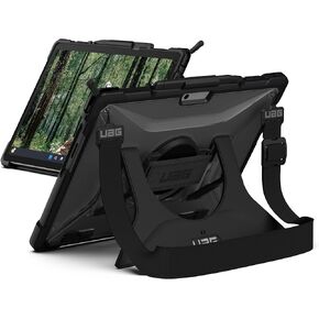 URBAN ARMOR GEAR UAG Designed for Microsoft Surface Pro 13" 12/11 Edition Case with Built-in Kickstand Hand & Shoulder Strap Pen Holder Compatible with Type Cover Keyboard Protective Cover, Plasma Ice in Saudi Arabia