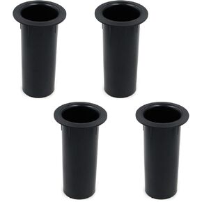 Geesatis 4 pcs Speaker Port Tubes 4.72" x 2" ABS Speaker Box Bass Air Port, Black