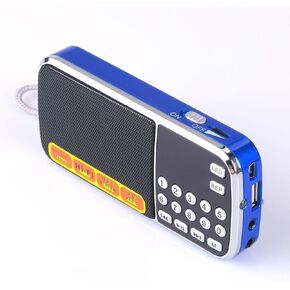 السماح لأجهزة الراديو المحمولة FM مع مكبر صوت MP3، راديو محمول يدعم بطاقة TF / USB، راديو FM يعمل ببطارية قابلة لإعادة الشحن، راديو صغير مع أفضل استقبال (أحمر) in Kuwait