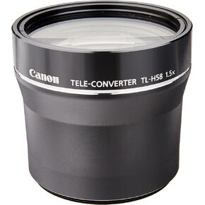 Canon Tele-Converter TL-H58 for XF205, XF200, XF105, XF100, XA25, XA20, XA10 Professional آلة تصوير فيديو تحمل باليد in Kuwait