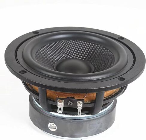 RANIT 6 بوصة Dia Max 100 واط مكبرات صوت محورية منخفضة إلى متوسطة التردد DIY مكبر صوت للسيارة مع مقاومة 4 أوم 90 ديسيبل in Kuwait