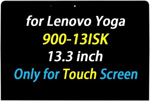 PEHDPVS Replacement 13.3" LP133QD1-SPA1 for Lenovo Yoga 900-13ISK 900-13ISK2 80MK 80UE 80MK00LVUS 80MK00GCIX 80MK008PUS 80MK002CUS 5D10H54803 LED LCD Digitizer Screen 3200x1800 (Only for Touch Screen) in Saudi Arabia