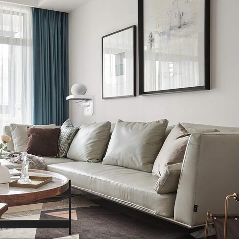 Outlet Shelf Holder, Bathroom Decor with Built-in Cable Management,A Space Saving Solution for Homepod Mini,Google Home/Echo/Smart Speakers/Electric Toothbrush/Cell Phone (Standard) in Kuwait