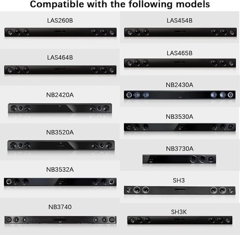 ExploreHome Black Wall mounting Bracket for LG Soundbar MAZ63344001 SH3 SH3K LAS260B LAS454B LAS465B NB2420A NB3532A NB2430A NB3520A NB3530A NB3740 NB3730A Speaker System in Saudi Arabia
