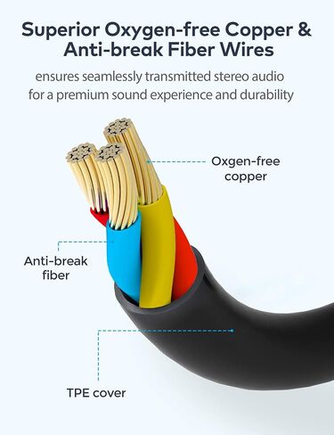 Mr Rex 3.5mm to 2.5mm Aux Cable Cord for Bose 700 QuietComfort Ultra QC45 QC35II QC35 QC25 Noise Cancelling Headphones, JBL E45BT E55BT E65BTNC Bluetooth Earphone, Audio Replacement Wire (1-Pack, 5FT) in Kuwait