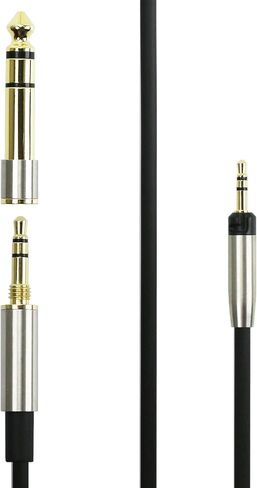 NewFantasia Replacement Audio Upgrade Cable Compatible with Sennheiser HD598, HD598Cs, HD560s, HD598SE, HD620S, HD400PRO, HD599, HD569, HD579, HD505 Headphones 3meters/9.9feet in Kuwait