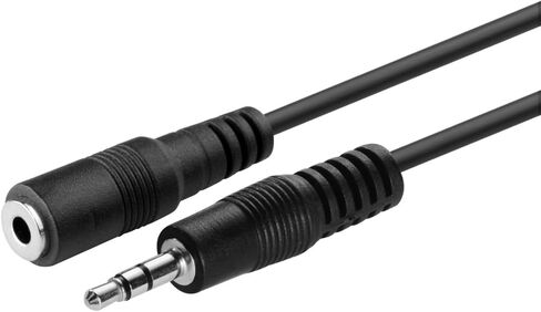 iMBAPrice® 12 Feet Professional Quality Nickel Plated 3.5 mm Male/Female Stereo Audio Extension Cable in Saudi Arabia