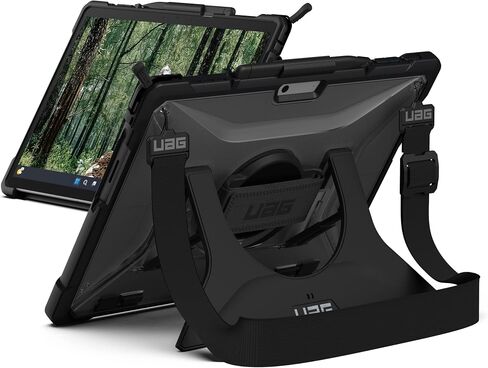 URBAN ARMOR GEAR UAG Designed for Microsoft Surface Pro 13" 12/11 Edition Case with Built-in Kickstand Hand & Shoulder Strap Pen Holder Compatible with Type Cover Keyboard Protective Cover, Plasma Ice in Saudi Arabia