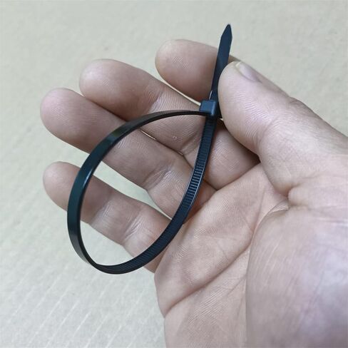Zip Ties 500 pcs 4 inch Cable Zip Ties, Premium Plastic Wire Ties with 40 LBS Tensile Strength, UV Resistant Cable Ties, Self-Locking Black Nylon Tie Straps in Kuwait