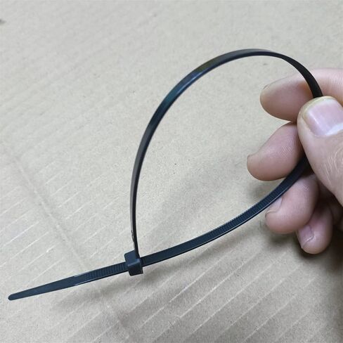 Zip Ties 500 pcs 4 inch Cable Zip Ties, Premium Plastic Wire Ties with 40 LBS Tensile Strength, UV Resistant Cable Ties, Self-Locking Black Nylon Tie Straps in Kuwait