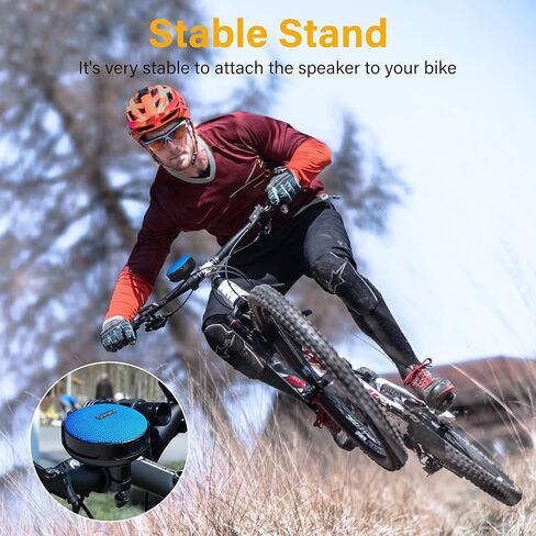 Onforu Portable Bluetooth Speaker for Bike, IP65 Waterproof Mini Outdoor Shower Travel Speakers, Bike Accessories Wireless Bicycle Speaker with Loud Sound for Riding, Ideal Gift in Kuwait