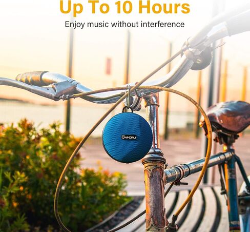 Onforu Portable Bluetooth Speaker for Bike, IP65 Waterproof Mini Outdoor Shower Travel Speakers, Bike Accessories Wireless Bicycle Speaker with Loud Sound for Riding, Ideal Gift in Kuwait