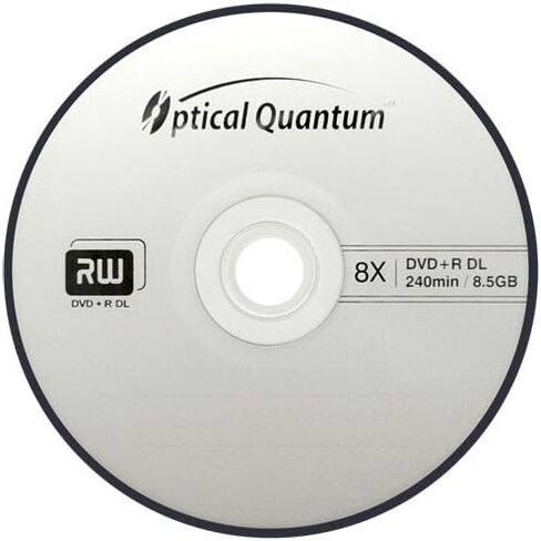 بصري كواتوم OQDPRDL08LT 8X8.5GB DVD+R شعار طبقة مزدوجة من 50 حزمة in Kuwait