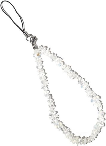 Natural Crystal Gemstone Phone Charm Cell Phone Lanyard Wrist Strap Phone Accessories for Women Girls in Saudi Arabia