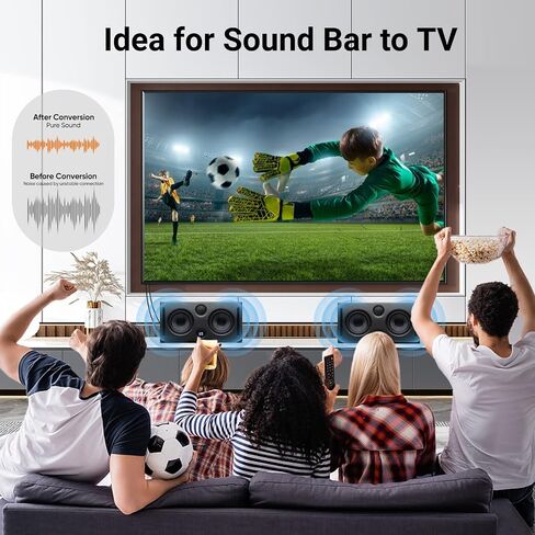 CableCreation كابل الصوت الرقمي البصري 15FT 2-Pack، سلك S/PDIF بصري رفيع مطلي بالذهب من الألياف الضوئية للمسرح المنزلي، شريط الصوت، التلفزيون، PS4، Xbox، مشغل DVD/CD، وحدة تحكم الألعاب والمزيد، أسود in Kuwait