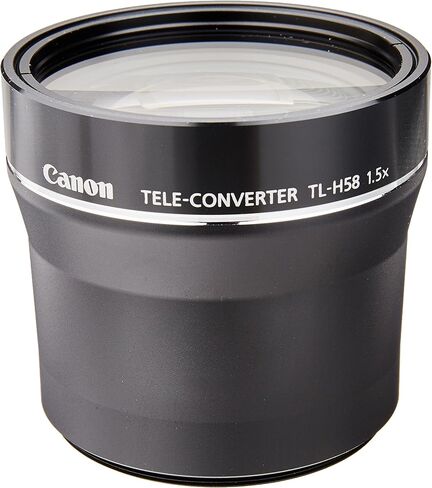 Canon Tele-Converter TL-H58 for XF205, XF200, XF105, XF100, XA25, XA20, XA10 Professional آلة تصوير فيديو تحمل باليد in Kuwait