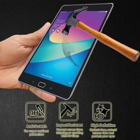 [عبوتان] OrZero for Asus زينباد Z8s / ZT582KL واقي شاشة من الزجاج المقسى ، 9 صلابة HD المضادة للخدش خالية من الفقاعات [ضمان استبدال مدى الحياة] in Kuwait